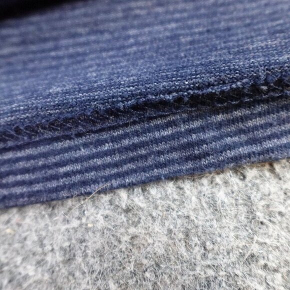 Santa Barbara California T-shirt Medium Blue Striped Vintage Embroidered Cotton - Picture 7 of 10